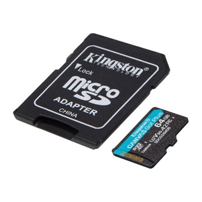 Micro-SD kort + Adapter Kingston SDCG3 64 - 128 GB - digitalramar.se