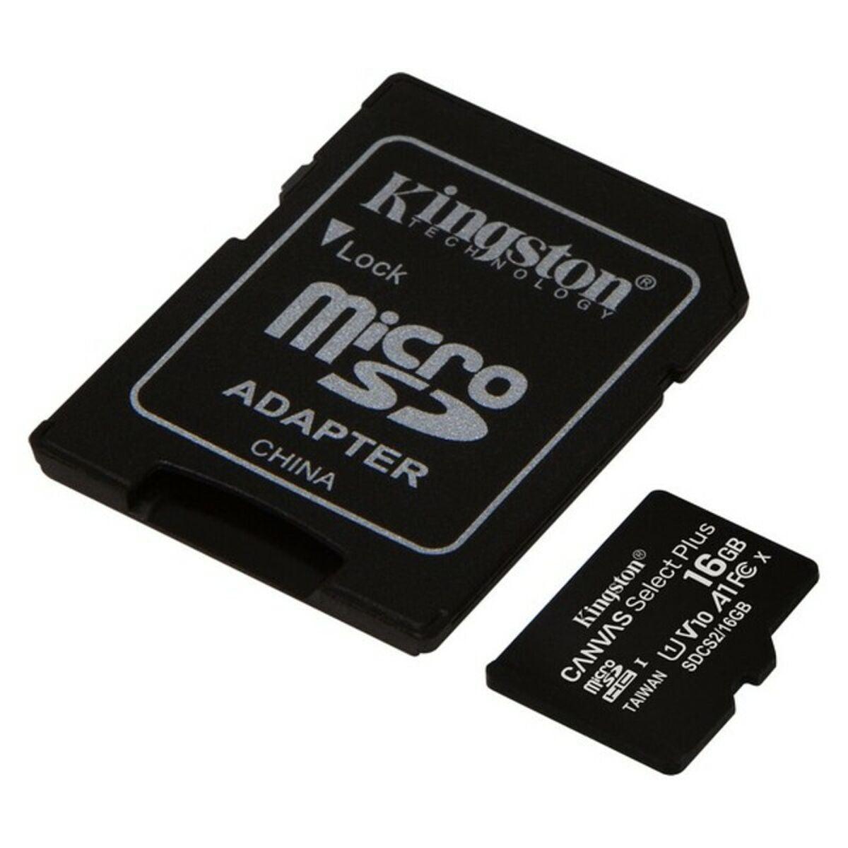 Micro-SD Minneskort med Adapter Kingston SDCS2 100 MB/s exFAT - digitalramar.se