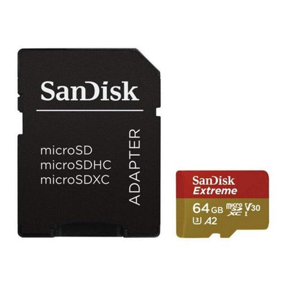 Micro-SD Minneskort med Adapter SanDisk SDSQXA1-GN6AA C10 160 MB/s - digitalramar.se